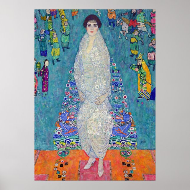 Portrait of Elisabeth Lederer, Gustav Klimt Poster (Framsidan)