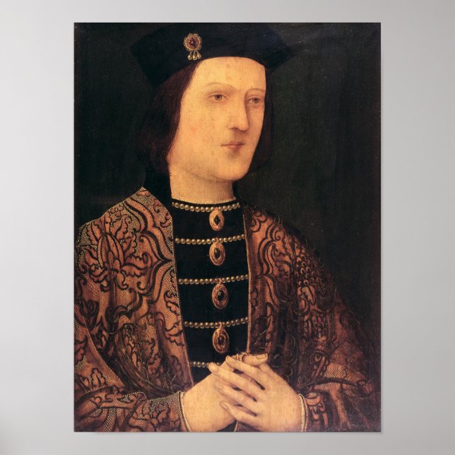Portrait of King Edward IV of England Poster (Framsidan)