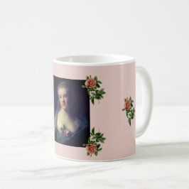 Portrait of Manon Balletti Jean-Marc Nattier roses Kaffemugg