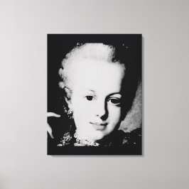 Portrait of Marie Antoinette Maria Antonia Austria Canvastryck