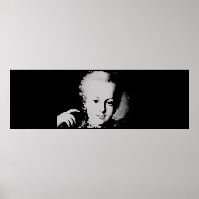 Portrait of Marie-Antoinette Maria Antonia Austria Poster (Framsidan)