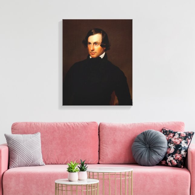 Portrait of Mr. Blodgett Canvastryck (Insitu (Vardagsrum))