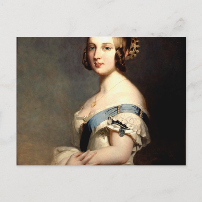 Portrait Of Queen Victoria Vykort (Framsida)
