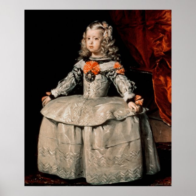 Portrait of the Infanta Margarita Aged Five Poster (Framsidan)