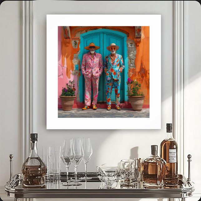 Portrait of Two Flamboyant Gents Poster (Skapare uppladdad)