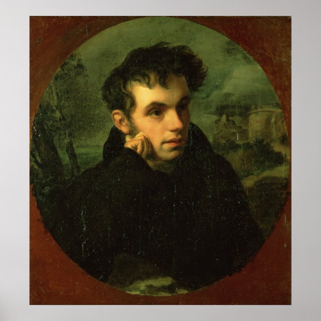 Portrait of Vassily Zhukovsky, 1816 Poster (Framsidan)