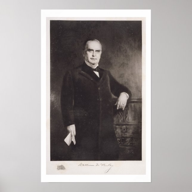Portrait of William McKinley (litho) Poster (Framsidan)