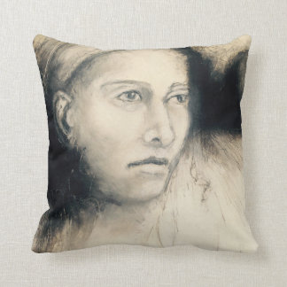 Porträtt #2 kudder skuggar av grå färg kudde