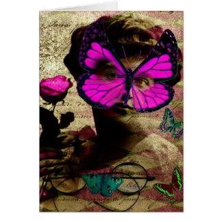 Porträtt 4 hälsningskort