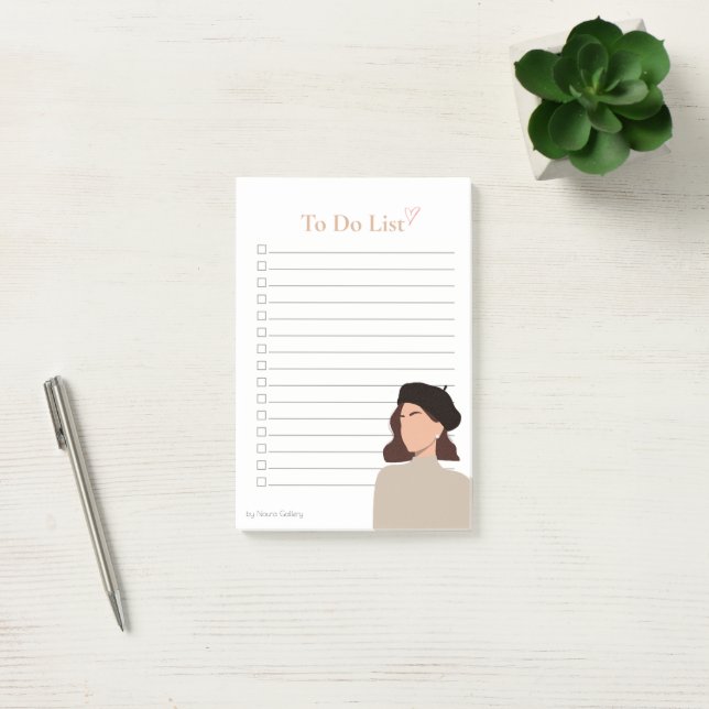 Porträtt 5 Post-it®-anteckningar Post-it Block (Kontor)