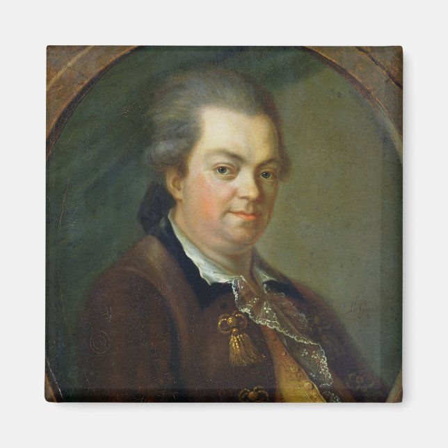 Porträtt antas magnet (Framsidan)