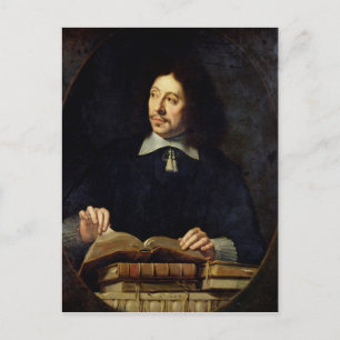 Porträtt antas vara Etienne Delafons, 1648 Vykort
