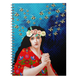 porträtt art anteckningsbok