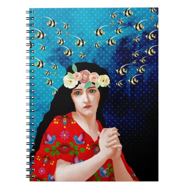 porträtt art anteckningsbok (Framsidan)