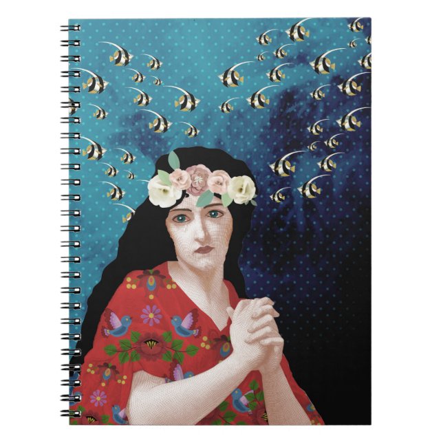 porträtt art anteckningsbok (Framsidan)