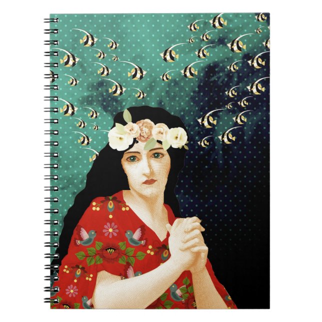 porträtt art anteckningsbok (Framsidan)