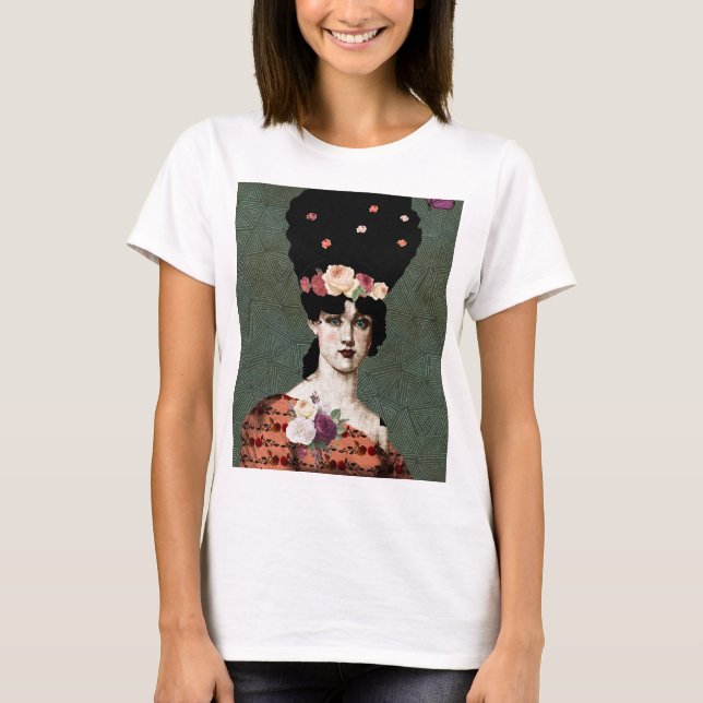 Porträtt Art T Shirt (Framsida)