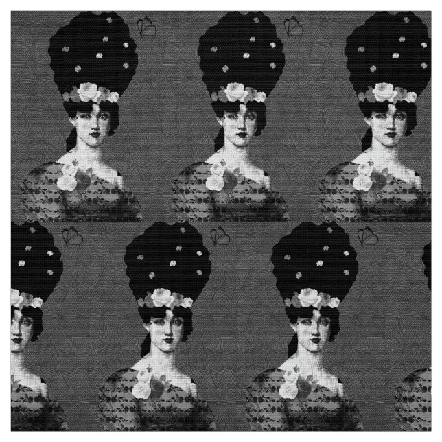 Porträtt Art Tyg (Provkarta)