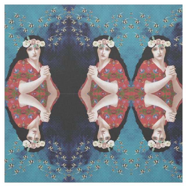 Porträtt Art Tyg (Provkarta)