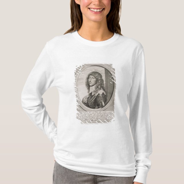 Porträtt av 1619-82) räkning Palatine för Prince Tee (Framsida)