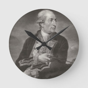 Porträtt av 1732-79) kapten för George bonde (av Rund Klocka