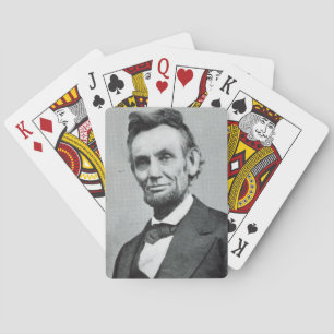 Porträtt av Abe Lincoln 1 Casinokort
