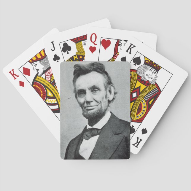 Porträtt av Abe Lincoln 1 Casinokort (Baksidan)