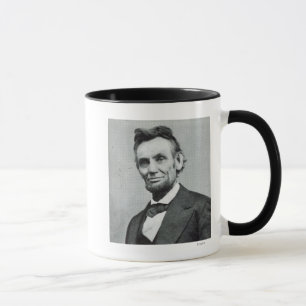 Porträtt av Abe Lincoln 1 Mugg