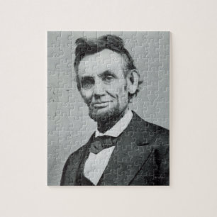 Porträtt av Abe Lincoln 1 Pussel