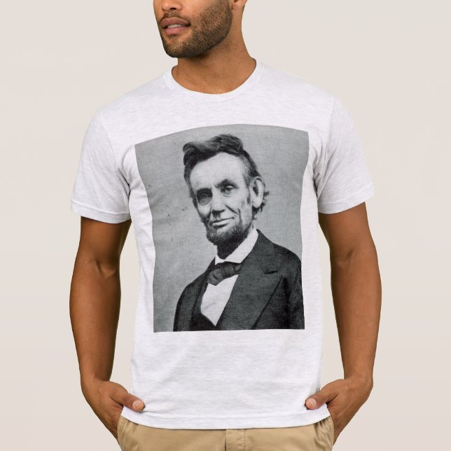 Porträtt av Abe Lincoln 1 T Shirt (Framsida)