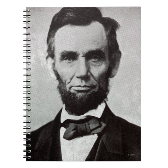 Porträtt av Abe Lincoln 2 Anteckningsbok (Framsidan)