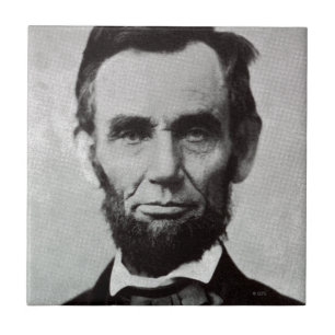 Porträtt av Abe Lincoln 2 Kakelplatta