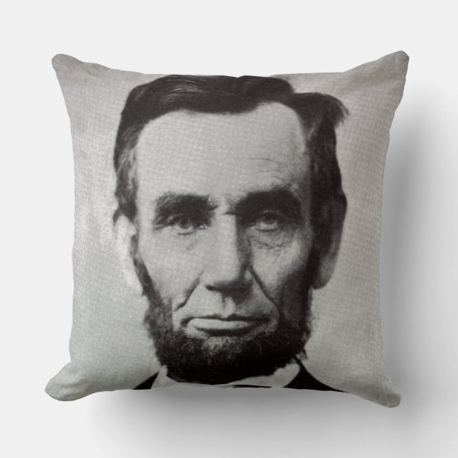 Porträtt av Abe Lincoln 2 Kudde (Framsida)