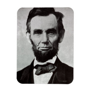 Porträtt av Abe Lincoln 2 Magnet