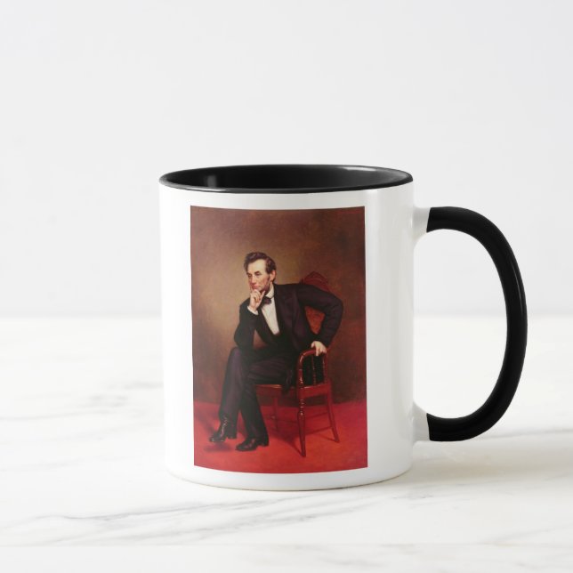 Porträtt av Abraham Lincoln Mugg (Höger)
