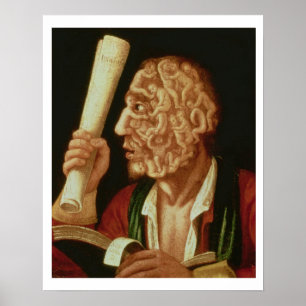 Porträtt av Adam (olja) Poster