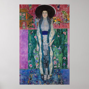 Porträtt av Adele Bloch Bauer, Gustav Klimt Poster