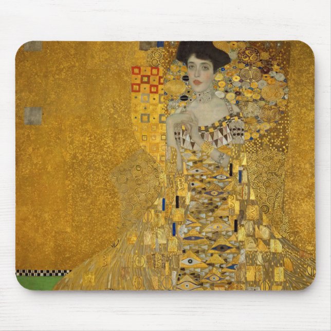 Porträtt av Adele Bloch-Bauer I av Gustav Klimt Musmatta (Framsidan)