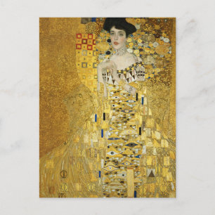 Porträtt av Adele Bloch-Bauer I av Gustav Klimt Po Vykort