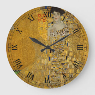 Porträtt av Adele Bloch-Bauer I av Gustav Klimt Stor Klocka