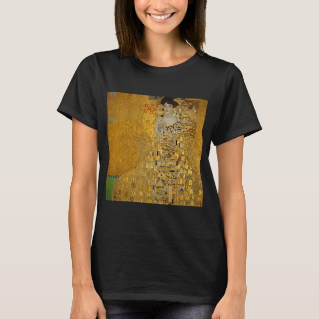 Porträtt av Adele Bloch-Bauer I av Gustav Klimt T Shirt (Framsida)