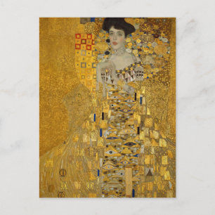 Porträtt av Adele Bloch-Bauer I av Gustav Klimt Vykort