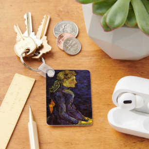 Porträtt av Adeline Ravoux av Vincent van Gogh Nyckelring