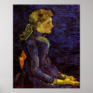 Porträtt av Adeline Ravoux av Vincent van Gogh Poster