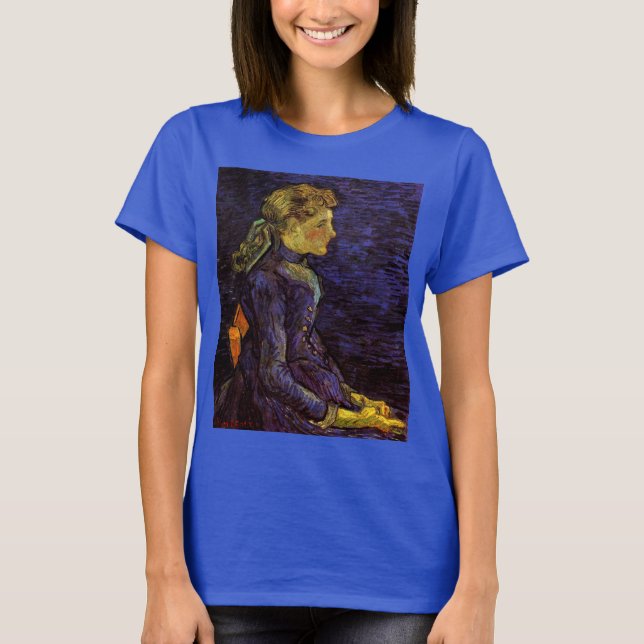 Porträtt av Adeline Ravoux av Vincent van Gogh T Shirt (Framsida)