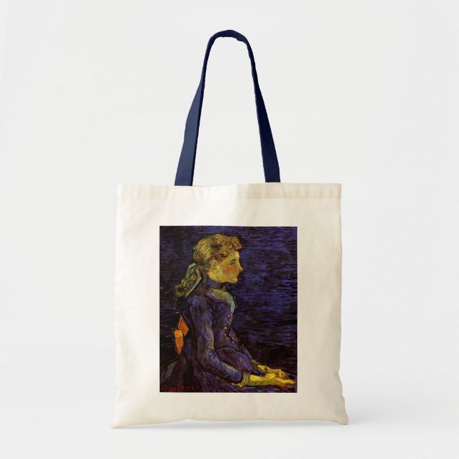 Porträtt av Adeline Ravoux av Vincent van Gogh Tygkasse (Framsidan)