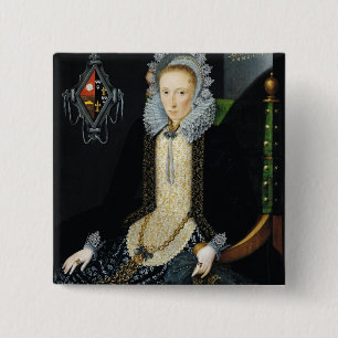 Porträtt av Adriana skåpbil Nesse, 1611 Knapp