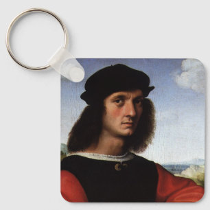 Porträtt av Agnolo Doni av Raphael Sanzio Nyckelring