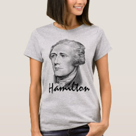 Porträtt av Alexander Hamilton Tee Shirt