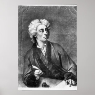 Porträtt av Alexander Pope Poster